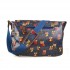 L1107W - Miss Lulu Oilcloth Satchel Owl Navy